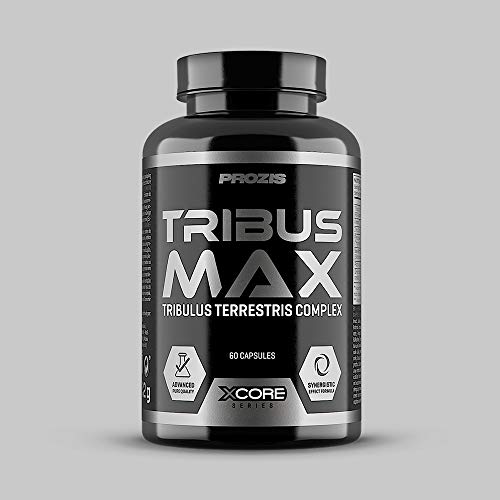 Xcore Tribus Max 98% Saponins 60 Tabs - Suplemento Potenciador de la Testosterona Natural a Base de Tribulus Terrestris - Aumenta el Crecimiento Muscular y el Rendimiento Sexual - 30 Dosis