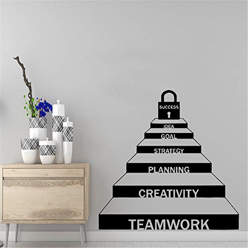 XCSJX Cita de motivación más Grande Trabajo Duro Frase Vinilo Pared Pegatina Mural Dormitorio decoración Papel Tapiz Oficina Aula decoración 40x42cm