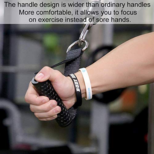 XCSW 4 Piezas Asas de Repuesto para Correa de Ejercicios,Mango de Resistencia para Ejercicios, para Gimnasio Yoga Entrenamiento de Fuerza Entrenami XCSW 4 Piezas Asas de Repuesto para Correa de Ejercicios,Mango de Resistencia para Ejercicios, para Gimnasio Yoga Entrenamiento de Fuerza Entrenami