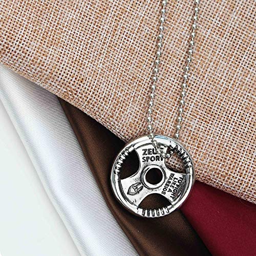 XCVBN Barra con Mancuernas Colgante Collar Deportes Levantamiento de Pesas Fitness Hombres Mujeres Deporte Kettlebell Bar Dumbbell Gift XCVBN Barra con Mancuernas Colgante Collar Deportes Levantamiento de Pesas Fitness Hombres Mujeres Deporte Kettlebell Bar Dumbbell Gift