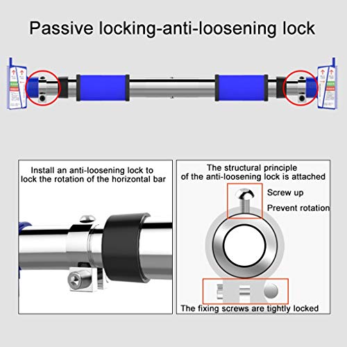 XCXC Pull-up Bar, Ajuste Telescópico, Que Soportan El Peso 500KG, Manija De La Esponja, Libres De La Instalación De Perforación, Multifunción De Barras Horizontales, Conveniente Marco La Puerta Corred