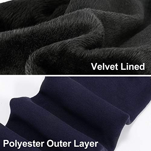 XDDIAS Térmicas Leggins Mujer, 2 Pares Cálidas de Invierno Pantalones, Alta Elasticidad Mujeres Grueso Polainas(Negro +Azul Marino) XDDIAS Térmicas Leggins Mujer, 2 Pares Cálidas de Invierno Pantalones, Alta Elasticidad Mujeres Grueso Polainas(Negro +Azul Marino)
