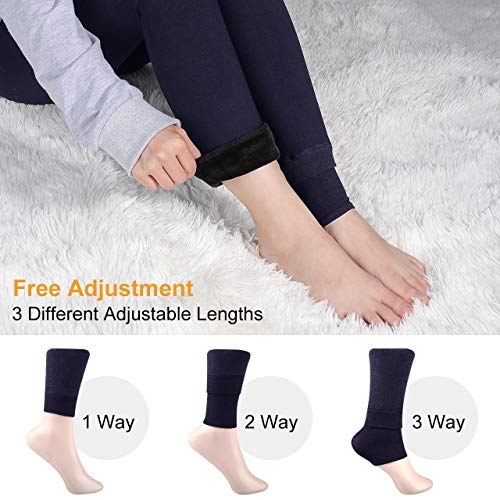 XDDIAS Térmicas Leggins Mujer, 2 Pares Cálidas de Invierno Pantalones, Alta Elasticidad Mujeres Grueso Polainas(Negro +Azul Marino) XDDIAS Térmicas Leggins Mujer, 2 Pares Cálidas de Invierno Pantalones, Alta Elasticidad Mujeres Grueso Polainas(Negro +Azul Marino)