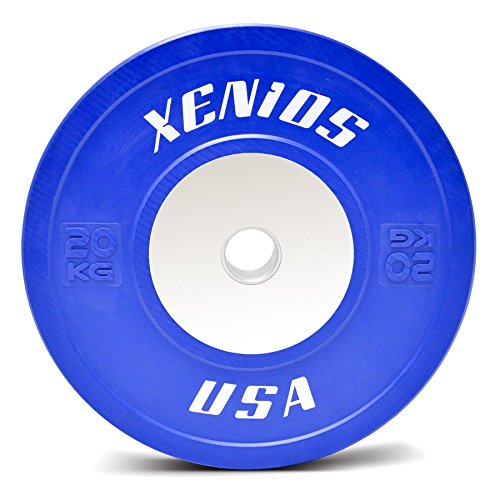 Xenios USA PSBPCRBPL20 Disco Halterofilia - - Competition Bumper Plate
