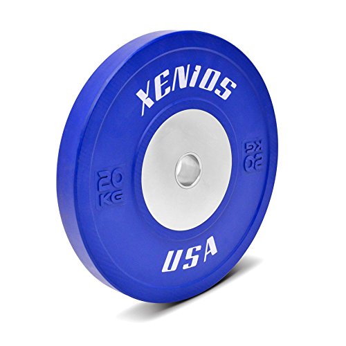 Xenios USA PSBPCRBPL20 Disco Halterofilia - - Competition Bumper Plate