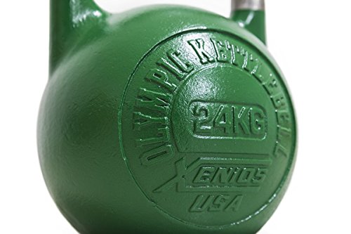 Xenios USA XSSTOKBL24 Pesa Rusas - Russian Girevoy Competition Kettlebell 24 Kg Ideal para la práctica del Entrenamiento Funcional, WOD, potenciamiento Muscular Xenios USA XSSTOKBL24 Pesa Rusas - Russian Girevoy Competition Kettlebell 24 Kg Ideal para la práctica del Entrenamiento Funcional, WOD, potenciamiento Muscular
