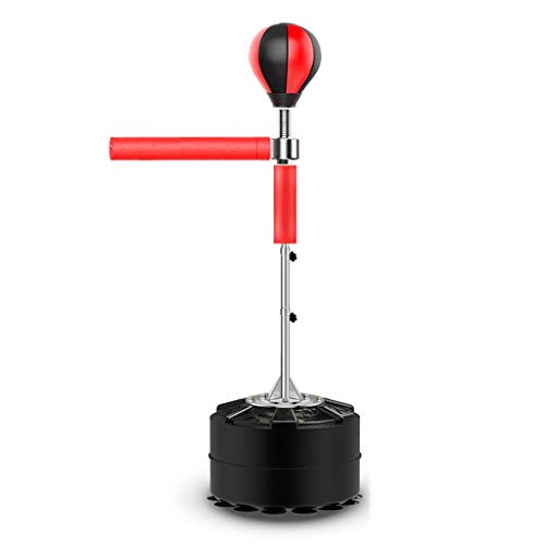 XFENG El Entrenamiento Pesado Independiente Bola Boxeo con Reflex Bar, Adulto y Niños de perforación sólido Velocidad Bolsa, de Altura Ajustable, configuración fácil y StressRelief y Estado físico XFENG El Entrenamiento Pesado Independiente Bola Boxeo con Reflex Bar, Adulto y Niños de perforación sólido Velocidad Bolsa, de Altura Ajustable, configuración fácil y StressRelief y Estado físico