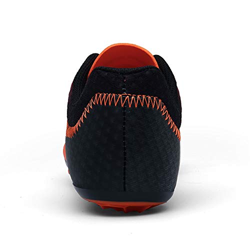 XFQ Pista Y Campo Zapatos, Sprint Entrenamiento Atlético Unisex Adultos Zapatos para Niños Junior Spikes Salto De Longitud Transpirable Zapatillas De Deporte,Naranja,41EU XFQ Pista Y Campo Zapatos, Sprint Entrenamiento Atlético Unisex Adultos Zapatos para Niños Junior Spikes Salto De Longitud Transpirable Zapatillas De Deporte,Naranja,41EU