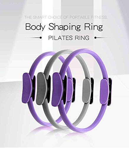 XH Yoga Pilates Anillo - Anillo círculo de la Aptitud mágica, Conveniente para Pilates, Tonificación Muslos internos, Body Sculpting Edificio, Yoga, Entrenamiento de Resistencia Inicio Ejercicio