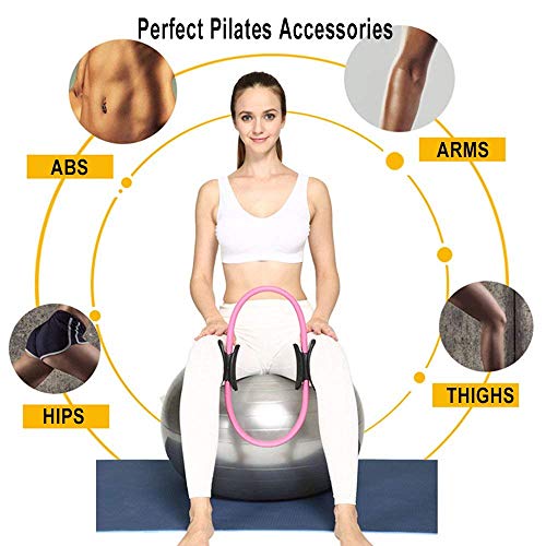 XH Yoga Pilates Anillo - Anillo círculo de la Aptitud mágica, Conveniente para Pilates, Tonificación Muslos internos, Body Sculpting Edificio, Yoga, Entrenamiento de Resistencia Inicio Ejercicio XH Yoga Pilates Anillo - Anillo círculo de la Aptitud mágica, Conveniente para Pilates, Tonificación Muslos internos, Body Sculpting Edificio, Yoga, Entrenamiento de Resistencia Inicio Ejercicio