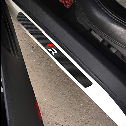 XHULIWQ 4PCS Impermeable Etiqueta de Fibra de Carbono Accesorios de protección para automóviles Automóviles, para Seat FR + Leon Ibiza Cupra XHULIWQ 4PCS Impermeable Etiqueta de Fibra de Carbono Accesorios de protección para automóviles Automóviles, para Seat FR + Leon Ibiza Cupra