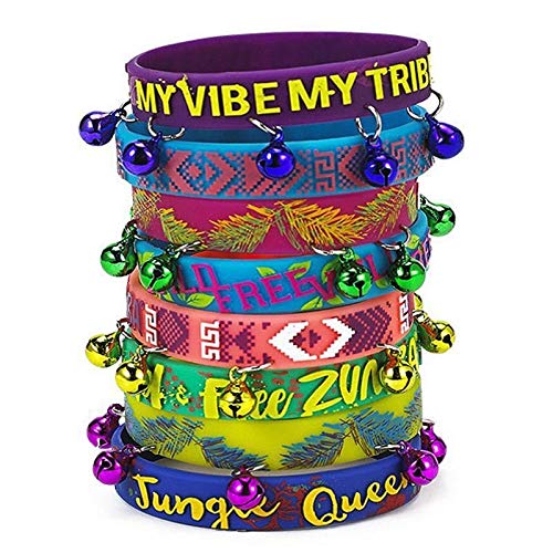 Xi-Link Zumba Movimiento De Silicona Pulsera Pulsera De Moda De Campana (Color : Purple)