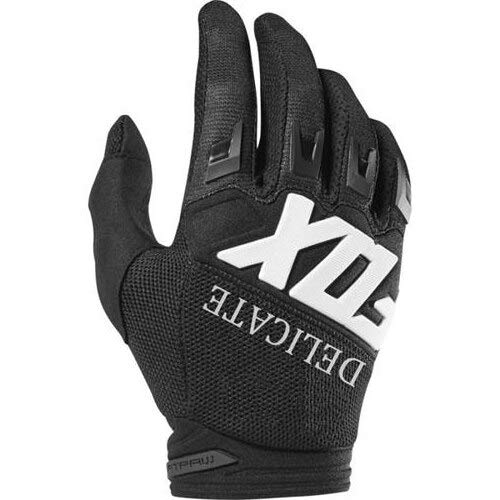 XiaobingMotocross Offroad Sprint Race Guantes Rojos Hombres Damas Guantes neutros Carreras de conducción - Negro, M