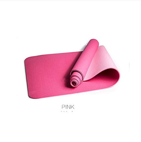 xiaojing Venta De 1830 * 610 * 6 Mm TPE Estera De Yoga De Doble Cara, Color, Ejercicio, Colchonetas Deportivas para Gimnasio De Fitness, Ambiental, Sin Sabor