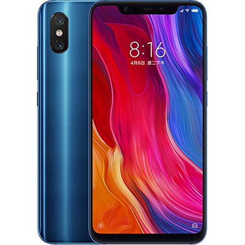 Xiaomi Mi 8 Blue - Smartphone 6.21"/15.77Cm, OC Snapdragon 845, 6Gb RAM, 128Gb Camera (12+12)/20Mp, 4G, Dual Sim, Bateria 3400Mah, Android One