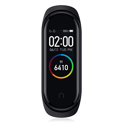 Xiaomi Mi Band 4 Pulsera de Actividad,Monitores de Actividad,Pantalla Pulsómetro Fitness Tracker, Smartwatch con 0.95''Pantalla AMOLED a Color ,con ios y Android,Negro