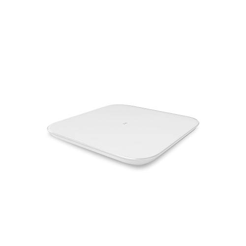 Xiaomi Mi Scale - Smart, báscula con Bluetooth, vidrio, blanco, led