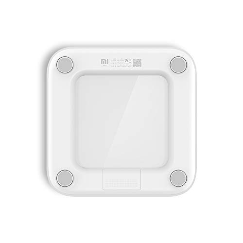 Xiaomi Mi Scale - Smart, báscula con Bluetooth, vidrio, blanco, led