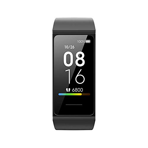 Xiaomi Mi Smart Band 4C, pantalla a color de 1.08 ", seguimiento de actividad, monitoreo de salud, asistente de mensajes, resistencia al agua (negro)