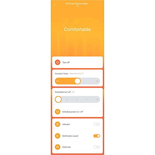 Xiaomi Mi Smart Space Heater S-Calefactor Eléctrico Inteligente, Potencia 2200W, Control Voz, Impermeabilidad IPX4, Anti-Deslizante