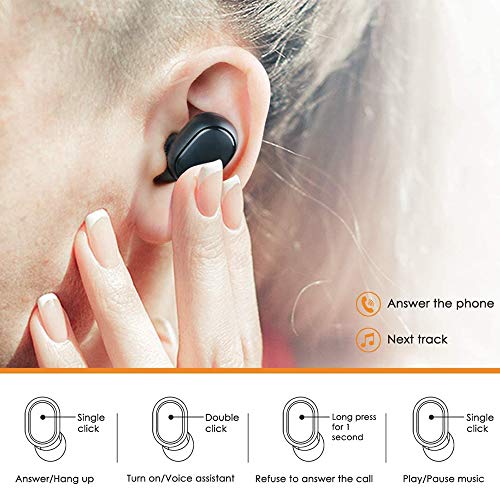 Xiaomi Mi True Wireless Earbuds Basic 2, Auriculares Inalámbricos Bluetooth 5.0 Anti-Sudor IPX4 True Stereo Auriculares Bluetooth con Micrófono