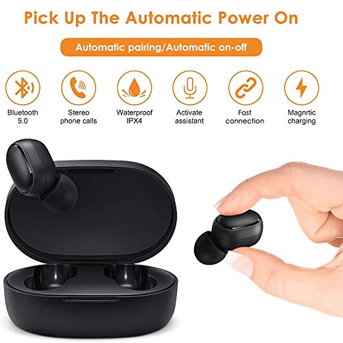 Xiaomi Mi True Wireless Earbuds Basic 2, Auriculares Inalámbricos Bluetooth 5.0 Anti-Sudor IPX4 True Stereo Auriculares Bluetooth con Micrófono