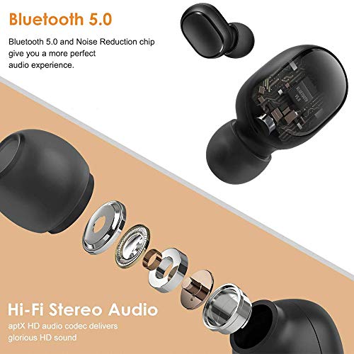 Xiaomi Mi True Wireless Earbuds Basic 2, Auriculares Inalámbricos Bluetooth 5.0 Anti-Sudor IPX4 True Stereo Auriculares Bluetooth con Micrófono