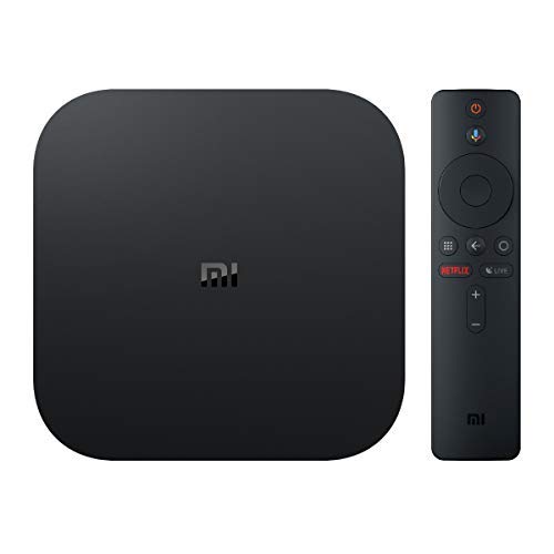 Xiaomi MI TV BOX S - Reproductor streaming en 4K Ultra HD, Bluetooth, Wi-Fi, Asistente de Google con Chromecast, Negro