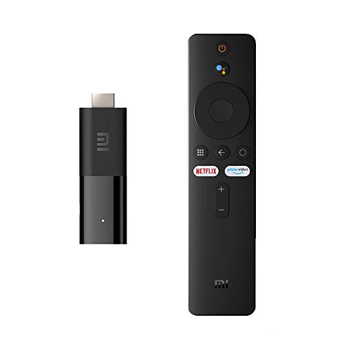 Xiaomi Mi TV Stick, Smart 2K HDR 1GB de RAM 8GB ROM, Bluetooth 4,2 Android TV 9,0 Mini TV Dongle WiFi Google Asistente Versión Global