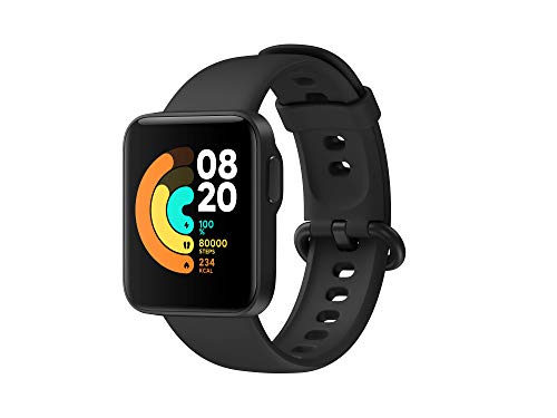 Xiaomi Mi Watch Lite - Reloj inteligente , GPS, control frecuencia cardíaca, 11 modelos de entrenamiento, color negro