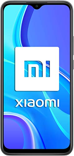Xiaomi Redmi 9 - Smartphone con Pantalla FHD+ de 6.53" DotDisplay, 4 GB y 64 GB, Cámara cuádruple de 13 MP con IA, MediaTek Helio G80, Batería de 5020 mAh, 18 W de Carga rápida, Gris