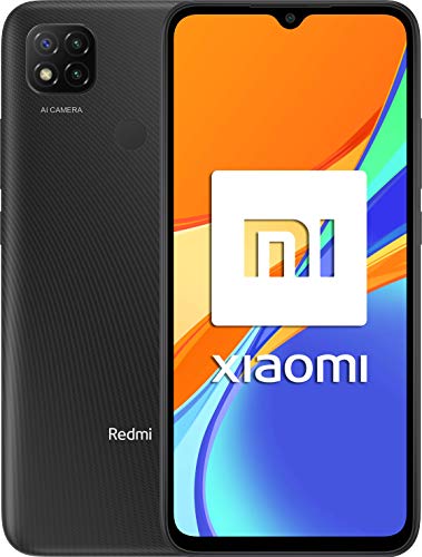 Xiaomi Redmi 9C NFC-Smartphone con Pantalla HD+ de 6.53" DotDrop (3GB+64GB, Triple cámara trasera de 13MP con IA, MediaTek Helio G35, Batería de 5000 mAh, 10 W de carga rápida), Gris [Ver.Española]