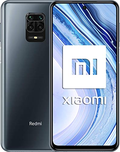 Xiaomi Redmi Note 9 Pro - Smartphone de 6.67" (6 GB RAM, 64 GB ROM, cámara AI Quad de 64 MP, batería de 5020 mAh) Interstellar Grey [International Version]