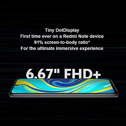 Xiaomi Redmi Note 9S Smartphone 4GB 64GB Qualcomm Snapdragon 720G 48MP AI Quad Camera 6.67" Dot Drop Pantalla (Gris/Interstellar Gray) Xiaomi Redmi Note 9S Smartphone 4GB 64GB Qualcomm Snapdragon 720G 48MP AI Quad Camera 6.67" Dot Drop Pantalla (Gris/Interstellar Gray)
