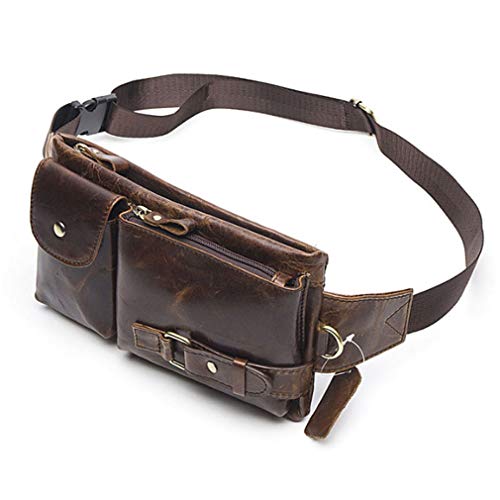 Xieben Bolsa De Cuero De La Vendimia Fanny Pack para Hombres Mujeres Viajes Caza Senderismo Escalada Multiuso Hip Bum Cinturón Delgado Teléfono Celular Monedero Bolsa Marrón Xieben Bolsa De Cuero De La Vendimia Fanny Pack para Hombres Mujeres Viajes Caza Senderismo Escalada Multiuso Hip Bum Cinturón Delgado Teléfono Celular Monedero Bolsa Marrón