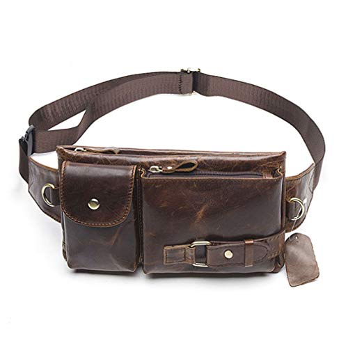 Xieben Bolsa De Cuero De La Vendimia Fanny Pack para Hombres Mujeres Viajes Caza Senderismo Escalada Multiuso Hip Bum Cinturón Delgado Teléfono Celular Monedero Bolsa Marrón Xieben Bolsa De Cuero De La Vendimia Fanny Pack para Hombres Mujeres Viajes Caza Senderismo Escalada Multiuso Hip Bum Cinturón Delgado Teléfono Celular Monedero Bolsa Marrón