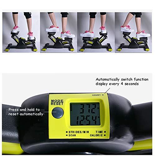 XIHAI Mini Bicicleta, Fitness Stepper Fitness Interior En Casa, Mini Stepper MáQuina De Adelgazamiento Piernas Delgadas Pedaleo HidráUlico Silencioso