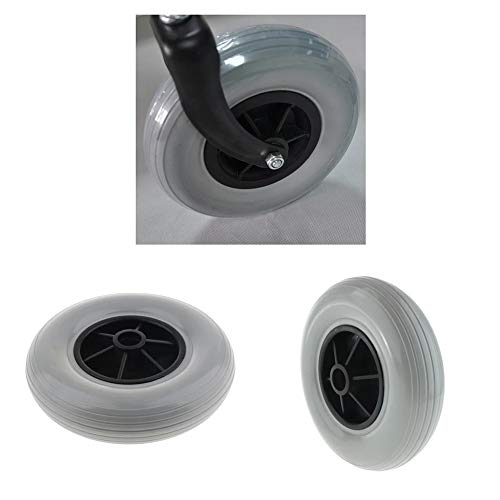 XIJING Neumático de Rueda para Silla de Ruedas eléctrica/Neumáticos de Goma Maciza para Ruedas Delanteras traseras/Rueda de Repuesto/Rueda para sillas de Ruedas eléctricas, 8"(200x50),Negro XIJING Neumático de Rueda para Silla de Ruedas eléctrica/Neumáticos de Goma Maciza para Ruedas Delanteras traseras/Rueda de Repuesto/Rueda para sillas de Ruedas eléctricas, 8"(200x50),Negro