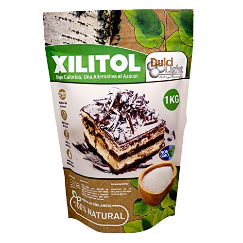 Xilitol 100% Natural 1Kg Azucar de Abedul de Finlandia Ideal para Reposteria y Dietas Edulcorantes DULCILIGHT el sabor natural del azucar. Xilitol 100% Natural 1Kg Azucar de Abedul de Finlandia Ideal para Reposteria y Dietas Edulcorantes DULCILIGHT el sabor natural del azucar.