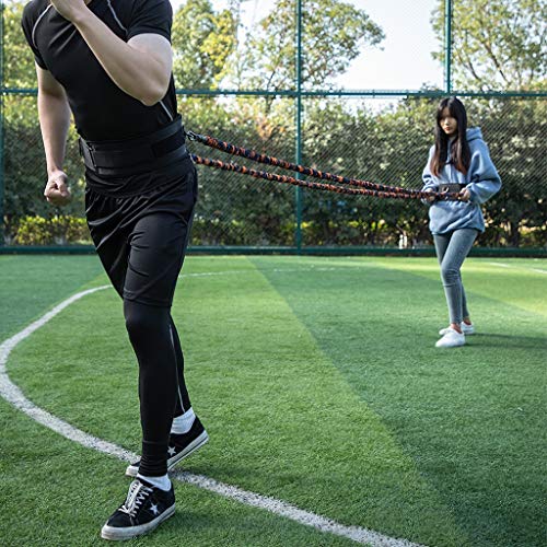 Xingdong Pista y Entrenamiento de Campo del Equipo de la Cintura Banda de Resistencia Sprint Tire de la Cuerda elástica Banda Que Corre la Aptitud de la Goma Durable (Size : 100 lbs 2 m) Xingdong Pista y Entrenamiento de Campo del Equipo de la Cintura Banda de Resistencia Sprint Tire de la Cuerda elástica Banda Que Corre la Aptitud de la Goma Durable (Size : 100 lbs 2 m)