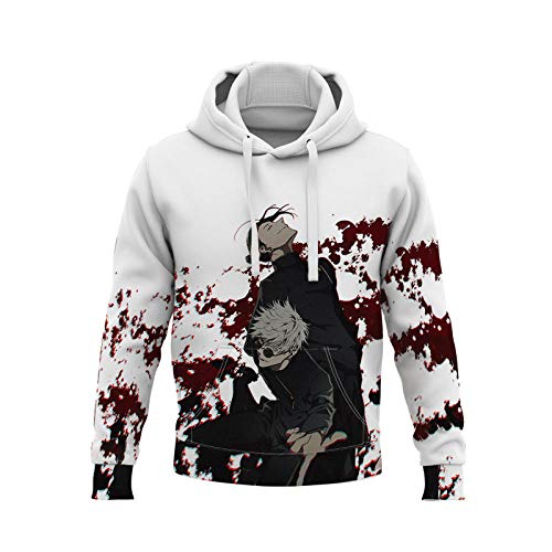 xinghui Sudadera con Capucha de Anime Conjure Back to Battle 3D Sweater Day Manga Death Void-AH1101816S_Metro