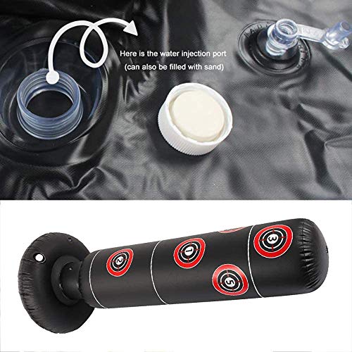 xingletu Saco de boxeo inflable de pie, saco de boxeo de pie libre, bolsa de boxeo para fitness, soporte de torre de 160 cm, bolsa de arena de fitness con bomba de aire para adultos y niños xingletu Saco de boxeo inflable de pie, saco de boxeo de pie libre, bolsa de boxeo para fitness, soporte de torre de 160 cm, bolsa de arena de fitness con bomba de aire para adultos y niños