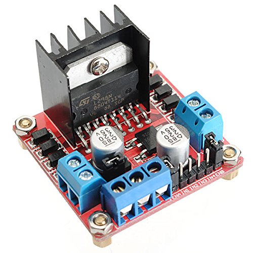 xingxing Módulo de accionamiento de 2 piezas L298N Dual H Bridge Stepper Motor Driver Board para Arduino - productos que funcionan con placas Arduino oficiales módulo de unidad módulo de unidad