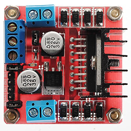 xingxing Módulo de accionamiento de 2 piezas L298N Dual H Bridge Stepper Motor Driver Board para Arduino - productos que funcionan con placas Arduino oficiales módulo de unidad módulo de unidad
