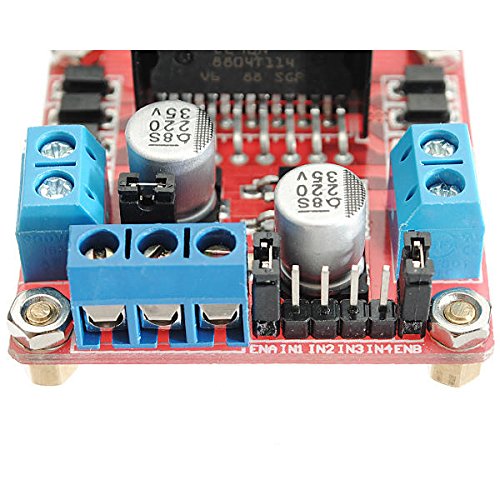 xingxing Módulo de accionamiento L298N Dual H Bridge Stepper Motor Driver Board para Arduino - productos que funcionan con placas Arduino oficiales Módulo de unidad Módulo de unidad