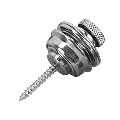 Xinjieda Correa de la Guitarra acústica Extremo del Tornillo Pin Guitarra del cinturón de Hombro Antideslizante del botón del Metal del Bloque, Plata Xinjieda Correa de la Guitarra acústica Extremo del Tornillo Pin Guitarra del cinturón de Hombro Antideslizante del botón del Metal del Bloque, Plata