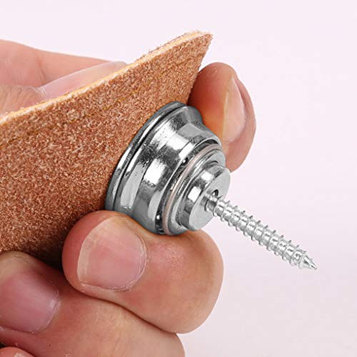 Xinjieda Correa de la Guitarra acústica Extremo del Tornillo Pin Guitarra del cinturón de Hombro Antideslizante del botón del Metal del Bloque, Plata Xinjieda Correa de la Guitarra acústica Extremo del Tornillo Pin Guitarra del cinturón de Hombro Antideslizante del botón del Metal del Bloque, Plata