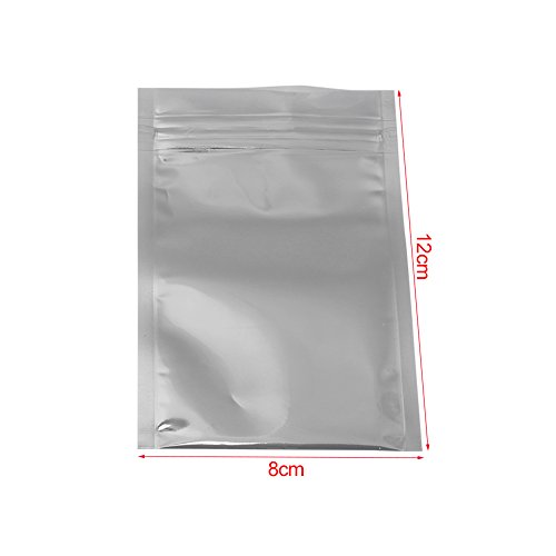 Xinrub antiestáticas bolsas100 Piezas/Lote Bolsa de Paquete de Almacenamiento antiestático Bolsa de Cierre de Cremallera Zip para componentes electrónicos(8 * 12cm) Xinrub antiestáticas bolsas100 Piezas/Lote Bolsa de Paquete de Almacenamiento antiestático Bolsa de Cierre de Cremallera Zip para componentes electrónicos(8 * 12cm)