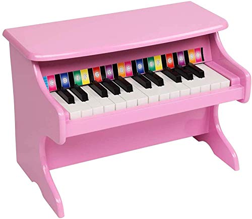 XINRUIBO Piano de Madera con Libro de música, Piano de Madera para niños para niños pequeños 3 años de Edad, niños, niñas, Regalos, Instrumentos Musicales. Piano Infantil