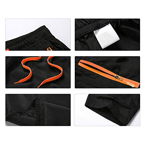 Xinvivion Hombre Pantalones Cortos Deportivos - Secado Rápido Bañador de Natación con Bolsillos con Cremallera Y Cintura Elástica,Respirable Shorts de Gimnasio Activos para el Entrenamiento Xinvivion Hombre Pantalones Cortos Deportivos - Secado Rápido Bañador de Natación con Bolsillos con Cremallera Y Cintura Elástica,Respirable Shorts de Gimnasio Activos para el Entrenamiento